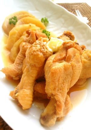 鶏手羽と大根の味噌バター煮☆-レシピのメイン写真