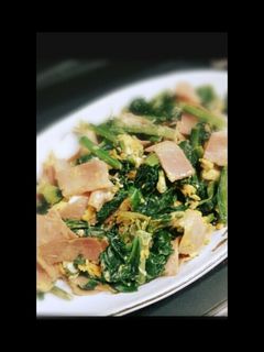 ほうれん草とベーコンと玉子のバターソテー-レシピのメイン写真