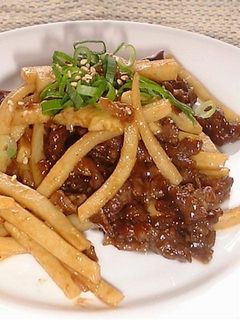 たけのこと牛肉の甘辛炒め-レシピのメイン写真