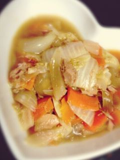 白菜と残り野菜のツナ煮-レシピのメイン写真