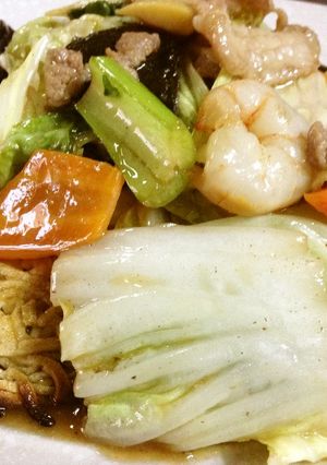 糖質制限ダイエット 島豆腐麺五目焼きそば-レシピのメイン写真