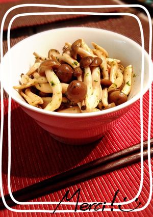 激旨☆しめじのバタポン炒め青のり風味-レシピのメイン写真