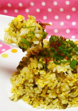 高菜de簡単♪バター醤油チャーハン☆-レシピのメイン写真