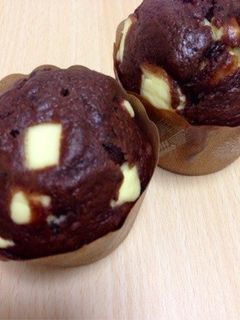 バレンタインに♥︎チーズココアマフィン-レシピのメイン写真