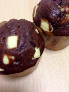 バレンタインに♥︎チーズココアマフィン-レシピのメイン写真