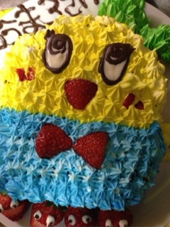 簡単!!ふなっしーケーキ★-レシピのメイン写真
