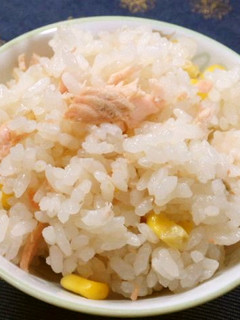 鮭とコーンの炊込みご飯-レシピのメイン写真