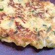 モッチモチのネギチヂミ!豆腐で!