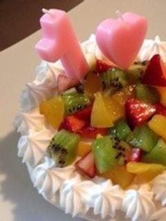 一歳バースデーケーキ-レシピのメイン写真
