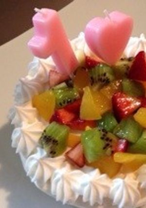 一歳バースデーケーキ-レシピのメイン写真