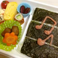 アイカツ弁当！のり弁。-レシピのメイン写真