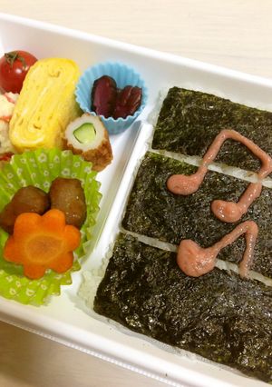 アイカツ弁当！のり弁。-レシピのメイン写真
