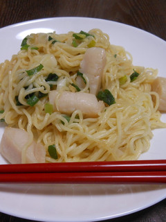 ホタテネギ塩焼きそば-レシピのメイン写真