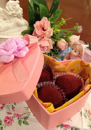 簡単トリュフ♡板チョコで本命＆友チョコ♡-レシピのメイン写真