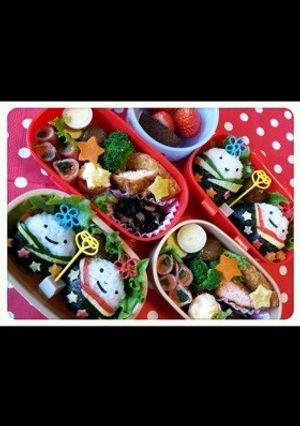 ひなまつり♬キャラ弁-レシピのメイン写真
