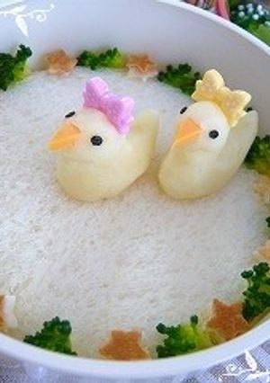 キャラ弁☆マッシュdeあひるちゃん☆-レシピのメイン写真