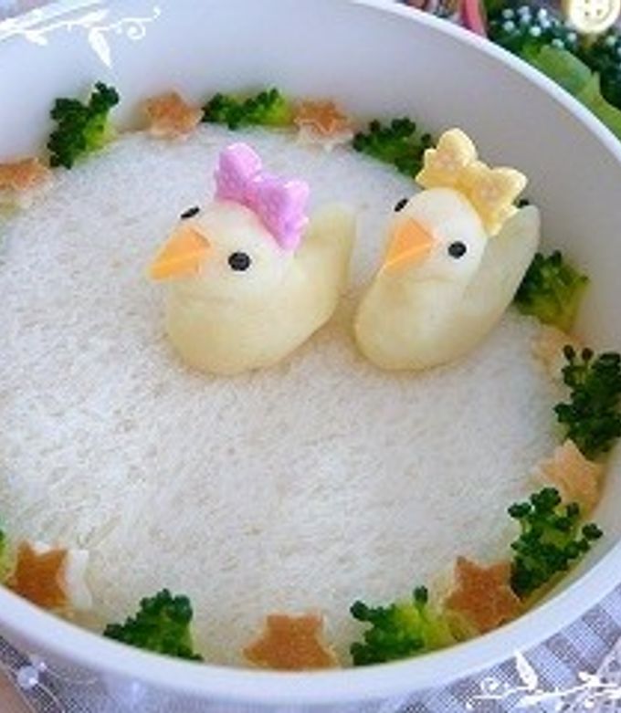 キャラ弁☆マッシュdeあひるちゃん☆-レシピのメイン写真