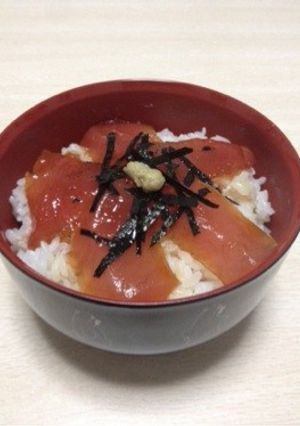 2段で大満足♡漬けマグロ丼-レシピのメイン写真