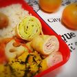 キャベツとベーコンの甘辛揚げ巻き。