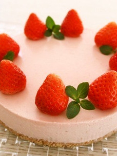 ☆いちごのレアチーズケーキ☆-レシピのメイン写真