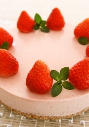 ☆いちごのレアチーズケーキ☆-レシピのメイン写真