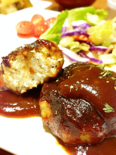 【卵なし】ヘルシー煮込み豆腐ハンバーグ。-レシピのメイン写真