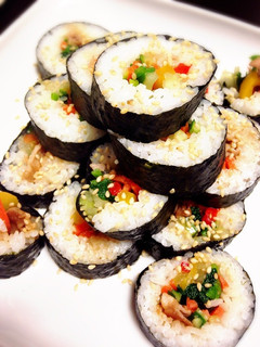 卵アレルギーさん用太巻き(キンパプ)-レシピのメイン写真