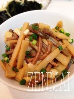 ぜんまいとメンマの炒め煮-レシピのメイン写真