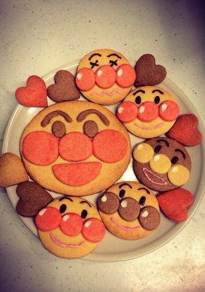 簡単！anpanman cookie♡-レシピのメイン写真