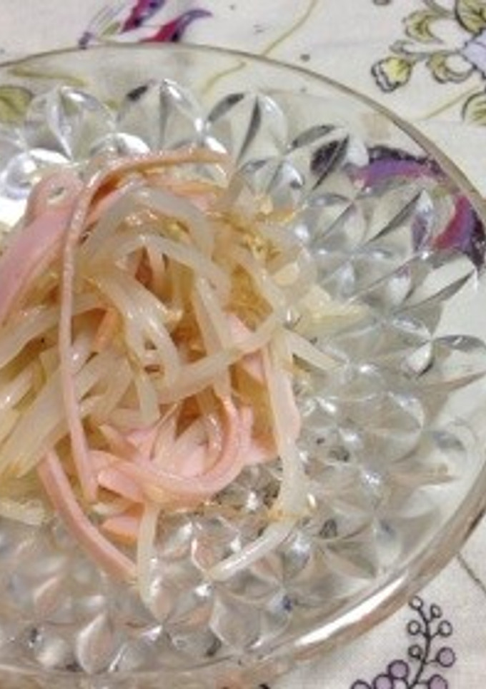 あと一品！ハムもやし中華和え-レシピのメイン写真