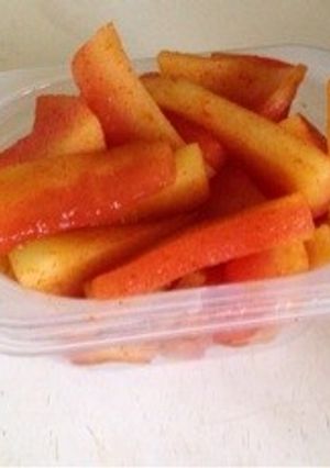 スイカの皮の浅漬メキシカン風-レシピのメイン写真