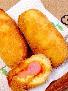 ホケミで簡単!ソーセージドーナツ♪-レシピのメイン写真