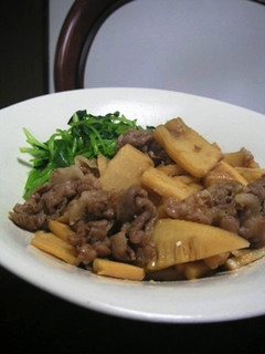 たけのこ豚肉すき焼き煮-レシピのメイン写真