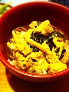 うちのつゆだく親子丼〜麺つゆ活用★-レシピのメイン写真