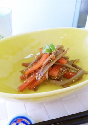 コクうまっ！中華風きんぴらごぼう-レシピのメイン写真