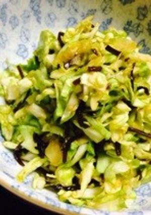 キャベツの塩昆布あえ-レシピのメイン写真