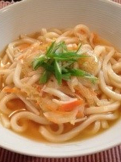 温まる❗️ 簡単ベジーなチョイ辛うどん-レシピのメイン写真