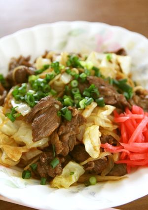 ✿生ラムのソース焼きそば✿-レシピのメイン写真