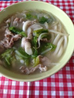 簡単♪白だしで豚みぞれ柚子胡椒うどん-レシピのメイン写真