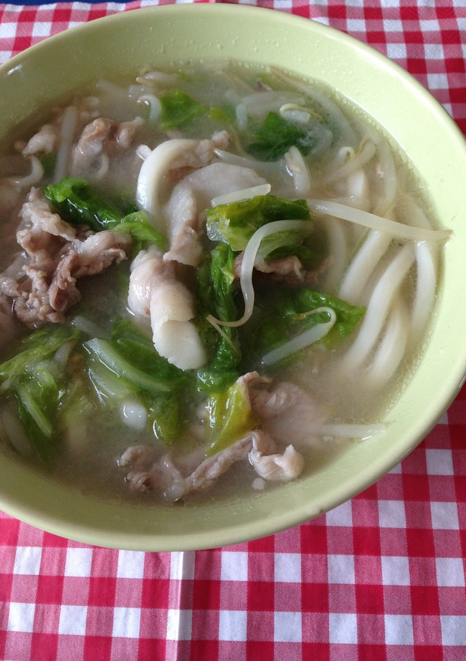 簡単♪白だしで豚みぞれ柚子胡椒うどん-レシピのメイン写真