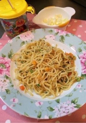 栄養満点カレー焼きそば☆離乳食-レシピのメイン写真