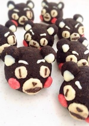友チョコかわいい♪くまモン♪スノーボール-レシピのメイン写真