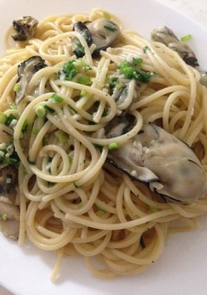 牡蠣の和風パスタ-レシピのメイン写真