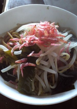 わかめ de つゆ焼きそば-レシピのメイン写真