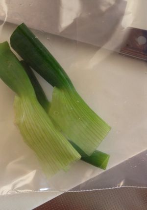 ちょっと硬い？白ネギの端っこ大活躍♪-レシピのメイン写真