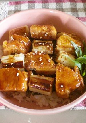 フライパンで簡単☆プチ焼きとり丼　-レシピのメイン写真