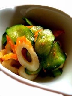 すし酢できゅうりとちくわの酢の物-レシピのメイン写真