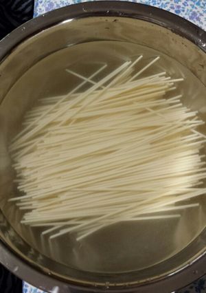 まるで生パスタ♡湯で時間短縮!-レシピのメイン写真