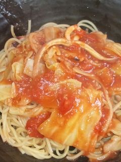 イカのトマトパスタ-レシピのメイン写真