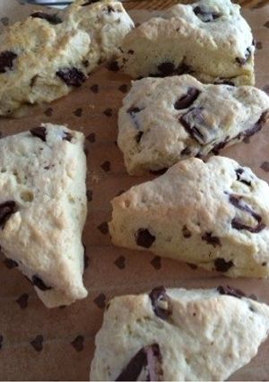 簡単☆ホットケーキＭでチョコスコーン-レシピのメイン写真
